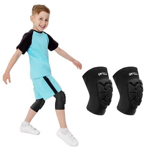 1 Pair Kids Volleyball Knee Pads Padded Compression Sleeves Size S - Picture 1 of 5