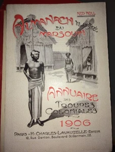 ARMY COLONIALE.ALMANACH OF THE PORPOISE 1906, THIRTEENTH YEAR. CARDS & ILLUSTR. - Picture 1 of 7