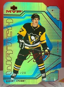 2021-22 Upper Deck MVP #3 Sidney Crosby Colors and Contours GREEN #/20 - Picture 1 of 2