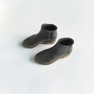 Botas Cortas Negras de Combate Retro Masculino 1/6 Para 12 ''Figura de Acción Cuerpo Muñeca Juguete - Imagen 1 de 4