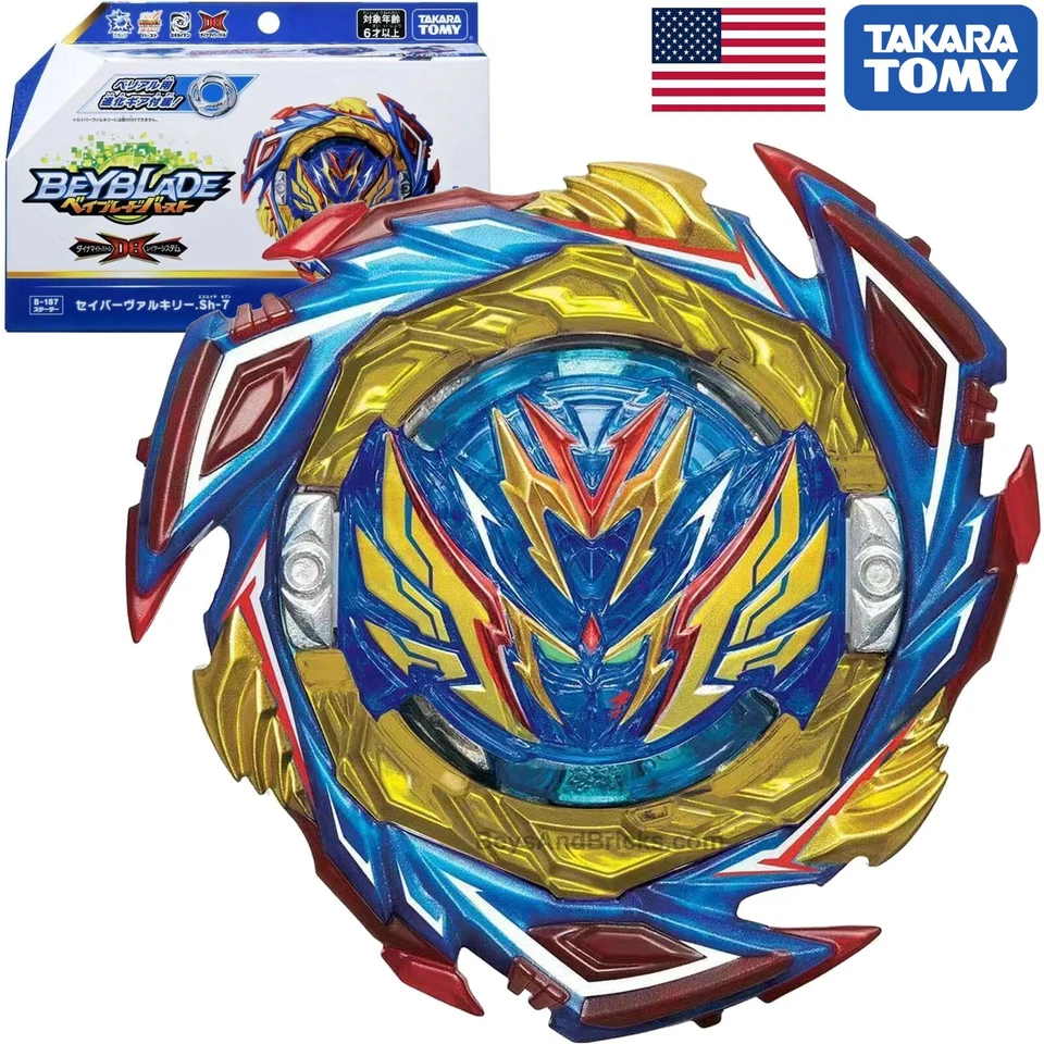 TAKARA TOMY Savior Valkyrie .Sh-7 / Valtryek Burst DB Beyblade B-187 ¡VENDEDOR DE EE. UU.! Foto 1 de 4