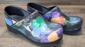 Dansko Clog Keilabsatz Krankenschwester mehrfarbig Blase Komfort medizinische Schuhe Größe EU38 US 7,5/8 - Bild 1 von 15