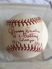 Tommy Davis Autographed Baseball w/Inscriptions