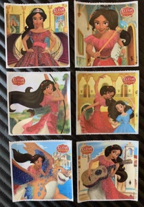 Elena of Avalor Stickers x 6 - Glitter Birthday Party - Favours - Loot Princess - Picture 1 of 7