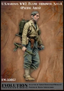 Evolution EM-35057 1/35 US Marine Flame Thrower in Pacific Ocean - Bild 1 von 2
