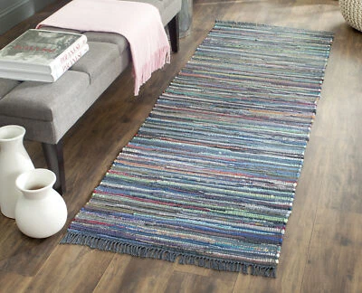 Alfombra de trapo Safavieh TINTA / MULTI 2'-3" X 6' corredor - RARA121C-26 Foto 1 de 3