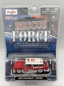 Maisto Allstars Rescue Force 1955 Chevrolet Nomad Ambulance - Picture 1 of 5