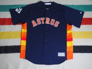 Majestic MLB Houston Astros World Series 2017 #27 Jose Altuve Jersey Mens XL - Picture 1 of 10