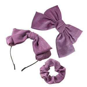 Hair Accessories Set Big Scrunchies Scrunchy Ponytail Holder Miss - Picture 1 of 12