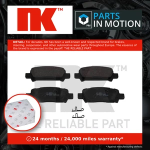 Set pastiglie freno adatte per SUBARU WRX GJ 2.5 posteriori da 14 a 17 NK 26696AE020 26696AE060 nuove - Foto 1 di 7