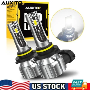 AUXITO 9005 LED Headlight Bulbs White 80000LM High/Low Beam Super Bright 6500K - Picture 1 of 13