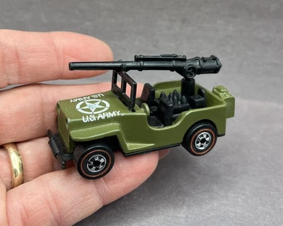 Hot Wheels Redline Gun Slinger Jeep Military Vehicle Very Clean Original 1976 - Image 1 of 4