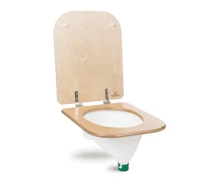 TROBOLO®  Trenn Toiletten Einsatz (weiß) mit Toilettensitz Kompostkloaufsatz Klo - Bild 1 von 17