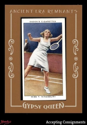 2016 Topps Gypsy Queen Ancient Era Remnants Framed Buybacks Miss T. Kingsbury - Image 1 of 2