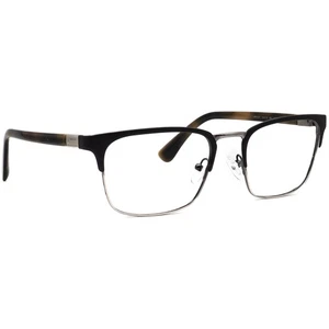 Prada Eyeglasses VPR 54T U6C-1O1 Black/Gunmetal Square Frame Italy 53[]19 140 - Picture 1 of 6