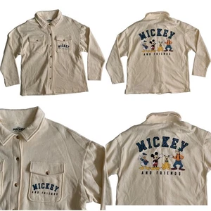 Disney Men's Size XL Mickey And Friend Long Sleeve Lightweight Fleece Jacket - Picture 1 of 17