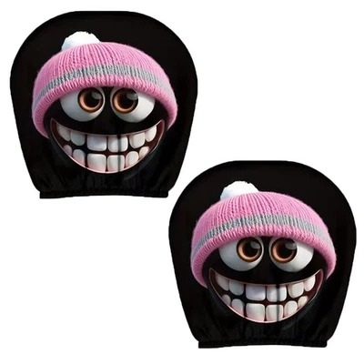 Decoración de Halloween Cara de miedo Asiento de coche Reposacabezas Cubierta Horror Reposacabezas Protector VZ Foto 1 de 4