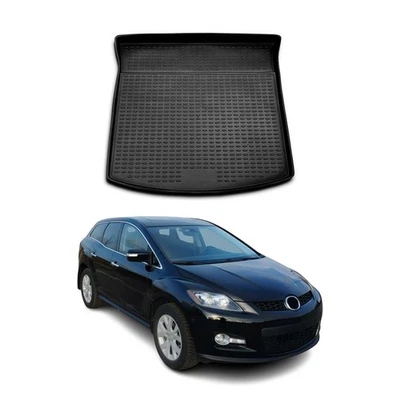 OMAC Cargo Mats Liner for Mazda CX-7 2007-2012 Rear Trunk Waterproof TPE Black - Изображение 1 из 4
