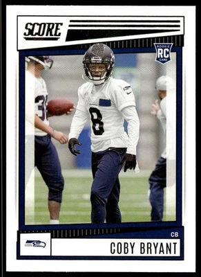 Coby Bryant 2022 Score #363 RC Seattle Seahawks Football Card - Image 1 of 2