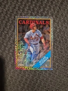Nolan Gorman 2023 Series 1 1988 Topps Chrome Silver Pack Autograph Rookie RC - Bild 1 von 4