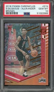 2018-19 Panini Chronicles Shai Gilgeous-Alexander Bronze #274 RC PSA 10 51022989 - Imagen 1 de 2