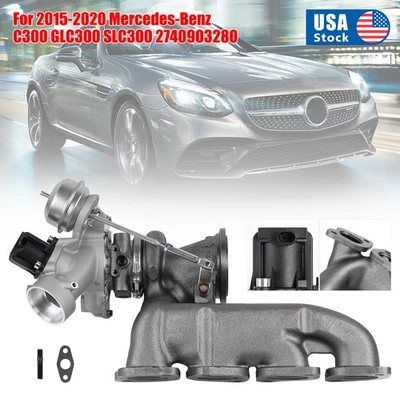 Turbocharger A2740903300 Fits for Mercedes-Benz E300 GLC300 SLC300 4Matic/Base Foto 1 de 4