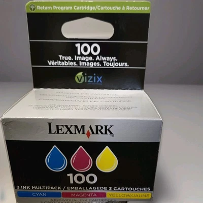 Lexmark 100 Printer Ink(Tri-Color Cyan/Magenta/Yellow)Brand New - Image 1 of 4