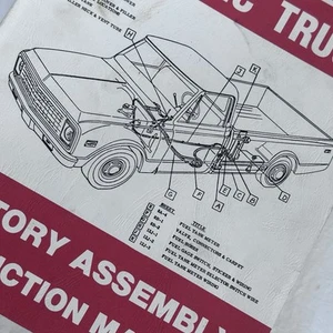 Camión Chevrolet/GMC 1967-1972 manual de montaje de fábrica 1968 1969 1970 1971 OEM - Imagen 1 de 12