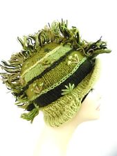 R499  NEW Gorgeous Hand Knitted Ear Flap Woolen Hat/Cap Made in Nepal