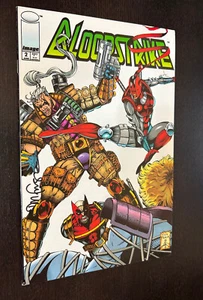 BLOODSTRIKE #2 (Image Comics 1993) -- SIGNED Dan Fraga -- VF/NM - Picture 1 of 3