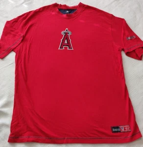 Los Angeles Angels Shirt Mens XXL Large Red TShirt Majestic MLB Baseball Classic - Picture 1 of 6
