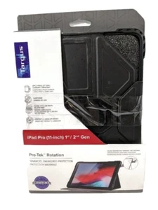 Targus THZ743GL Pro-Tek Carrying Case (Folio) for 11" Apple iPad Pro - Black - Picture 1 of 3
