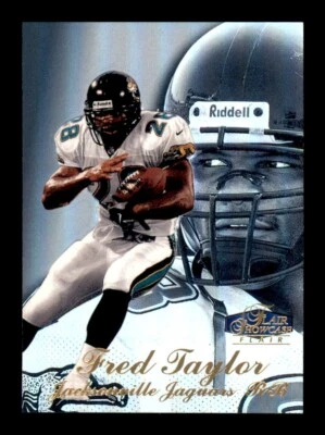 1998 Flair Showcase Fred Taylor #22 Rookie RC Jacksonville Jaguars - Image 1 of 2