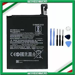 BATTERIA PER XIAOMI BN48 PER REDMI NOTE 6 PRO 4000MAH SOSTITUTIVA+SET CACCIAVITI - Foto 1 di 3