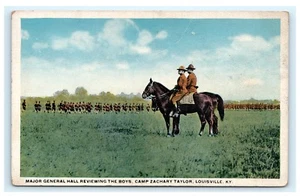 Generalmajor Hall Überprüfung des Jungenlagers Zachary Taylor Louisville KY PC C10 - Bild 1 von 2