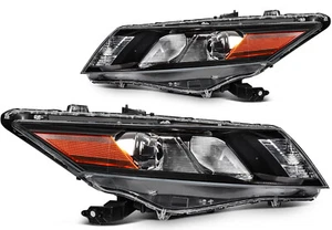 Pair Headlights HID Xenon w/Projector For 2010-2012 Honda Accord Crosstour - Picture 1 of 9