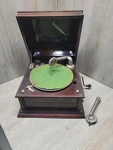 Fonógrafo de cuerda Columbia Grafonola vintage (sin probar no funciona) - Imagen 1 de 13