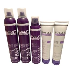 Bosley Hair Professional Strength Bos• Volumize, Texturizing Spray & Gel for Men