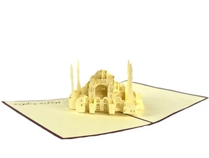 BCWorldwide Ltd handmade 3D popup card Hagia Sophia birthday wedding anniversary - Picture 1 of 8
