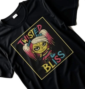 Twisted Bliss Doll T-Shirt WWE Unisex Tee Black S-4XL Creepy Cute Wrestling - Picture 1 of 9