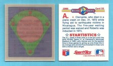 1986 SPORTFLICS DECADE GREATS TRIVIA QUIZ Baseball Singles / You Pick The Cards