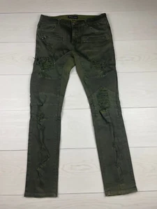 Embellish size 34 Green Distressed Jeans - Picture 1 of 9