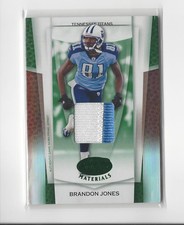 2007 Certified Mirror Emerald #132 Brandon Jones JERSEY Titans 2/5