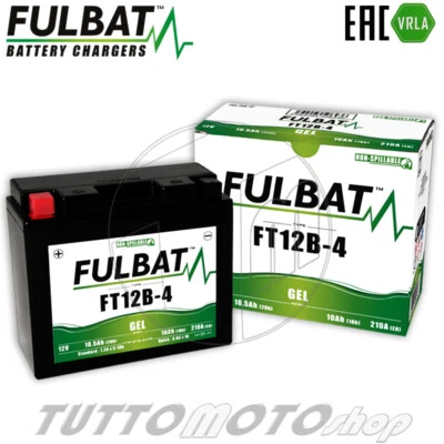 Batteria GEL FULBAT FT12B-4 = YT12B Yamaha TDM 850 1996 1997 1998 1999 2000 2001
