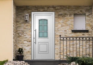 Haustür Kunststoff "MATEA" 71 mm Landhaus Wohnungstür Eingangstür - Bild 1 von 11