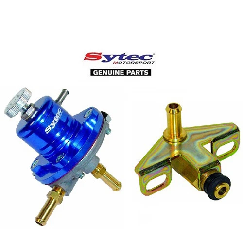 SYTEC FUEL PRESSURE REGULATOR + BMW E30 318i 320i 323i 325i M3 Z1 RAIL ADAPTOR - Image 1 of 2