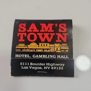 SAM'S TOWN HOTEL CASINO LAS VEGAS, NEVADA MATCH BOOK! Vintage Unused Collectible - Picture 1 of 7