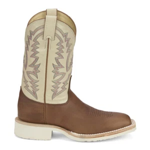 Justin Boots Trainor 11 Inch Square Toe Cowboy Mens Brown Casual Boots BR394 - Picture 1 of 5