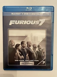 Furious 7 (Blu-ray + DVD + Digital HD Used - Picture 1 of 4