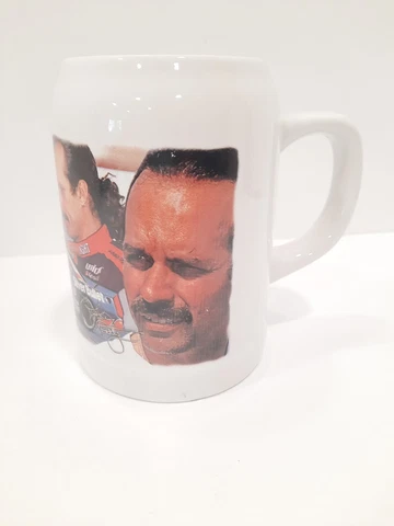 Kyle Petty Coors Sabco Silver Bullet 1995 Ceramic Tankard Mug Cup Cover